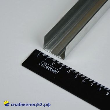 Профиль (0,4мм оцинков.) потолочный направляющий ППН 27*28 (3м)